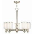 Middlebush Polished Nickel Chandelier Light, 21.25 in. 40205-35